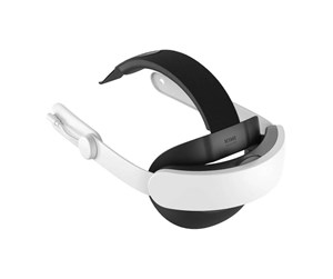 VR-tilbehør - KiwiDesign Head strap with 5300maH battery K4 Boost for Meta Quest 3/3s - QS02B/White/HJT-495