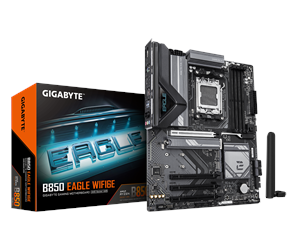 Hovedkort - GIGABYTE B850 EAGLE WIFI6E Hovedkort - AMD B850 - AMD AM5 socket - DDR5 RAM - ATX - B850 EAGLE WIFI6E