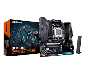 Hovedkort - GIGABYTE B850M GAMING X WIFI6E Hovedkort - AMD B850 - AMD AM5 socket - DDR5 RAM - Micro-ATX - B850M GAMING X WF6E