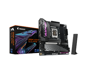 Hovedkort - GIGABYTE B860M AORUS ELITE WIFI6E Hovedkort - Intel B860 - Intel LGA1851 socket - DDR5 RAM - Micro-ATX - B860M A ELITE WIFI6E