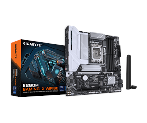 Hovedkort - GIGABYTE B860M GAMING X WIFI6E Hovedkort - Intel B860 - Intel LGA1851 socket - DDR5 RAM - Micro-ATX - B860M GAMING X WIFI6E