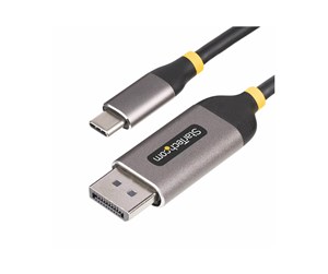 Skjermkabel - StarTech.com 10ft (3m) USB-C to DisplayPort Adapter Cable 8K 60Hz - video adapter cable - 24 pin USB-C to DisplayPort - 3 m - 142-USBC-DP-8K-10F