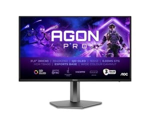 Skjerm - 32" AOC AGON PRO AG326UD - 3840x2160 - 165Hz - OLED - AG326UD