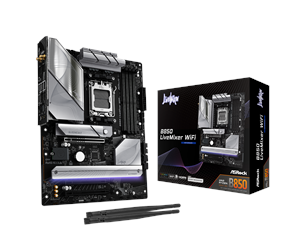 Hovedkort - ASRock B850 LiveMixer WiFi Hovedkort - AMD B850 - AMD AM5 socket - DDR5 RAM - ATX - 90-MXBQU0-A0UAYZ