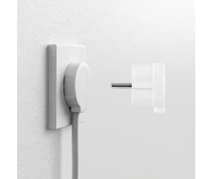 Switch - norm Schuko plug, matte white - 43021