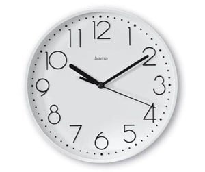 Klokke - Hama Wall Watch Salina White - 00185867