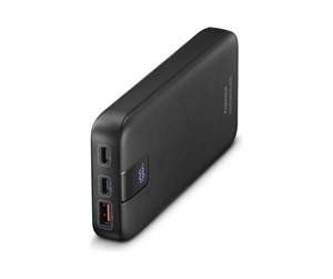 Nødlader - Hama PD 20 Power Pack 20000 mAh 2x USB-C USB-A Fast Charging Anthracite Nødlader - Svart - 20000 mAh - 00201719