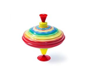 Leketøy - Bigjigs Metal Moped Spinning Top - BJ601