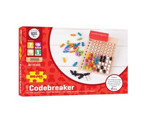 Brettspill & Puslespill - Bigjigs Wooden Game Crack the Code - BJ694