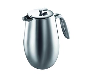 Kjøkkentilbehør - BODUM Columbia - french press - shiny - Size 13.5 x 18.5 cm - Height 21 cm - 1 L - Chrome - 1308-16