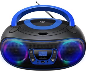 CD-spiller - DENVER TDB-212BU – DAB+ Boombox with Bluetooth & CD Player (Blue) - TDB-212BU