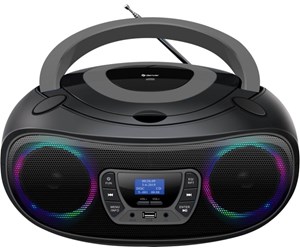 CD-spiller - DENVER TDB-212GR – DAB+ Boombox with Bluetooth & CD Player (Grey) - TDB-212GR