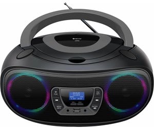 CD-spiller - DENVER TDB-212GR – DAB+ Boombox with Bluetooth & CD Player - TDB-212GR