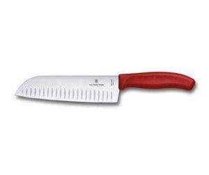 Kjøkkenredskaper - Victorinox Santoku Knife - Red - 17 cm - 6.8521.17B