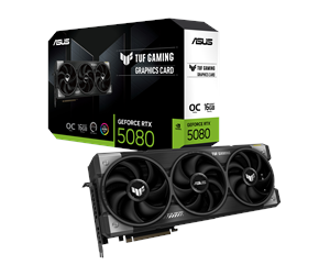 Grafikkort - ASUS GeForce RTX 5080 TUF OC - 16GB GDDR7 RAM - Grafikkort - 90YV0M30-M0NA00