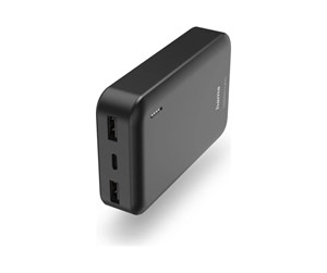 Nødlader - Hama 'Pocket 10' Power Pack 10000 mAh Anthracite Nødlader - Svart - 10000 mAh - 00201708