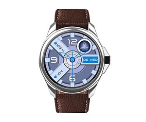 Smartklokke, Smartwatch & Sportsklokke - BlitzWolf Smartwatch BW-AT3 (brown leather) - BW-AT3 Brown Leather