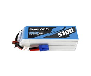 Fjernstyrt - Gens ace &Tattu Battery 5100mAh 22.2V 80C 6S1P EC5 - GEA6S510080E5