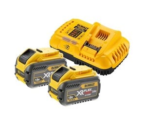 Batterier & Ladere - Dewalt DCB118Y2-QW 54V XR Battery set 2x12Ah fast charger - DCB118Y2