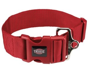 Hund - Trixie Premium Collar Red M–L 40-60cm/50mm - TX1999303