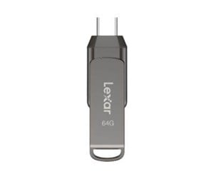 Minnepenn - Lexar JumpDrive Dual Drive D400 - 64GB - Minnepenn - LJDD400064G-BNQNG