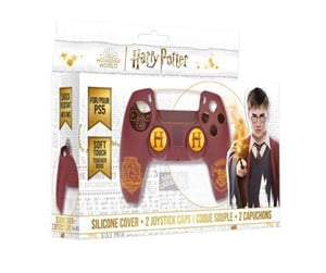 Spill - Tilbehør - Trade Invaders Harry Potter - Silicone Case + Grips for PS5 Controller - Gryffindor - Red - Accessories for game console - Sony PlayStation 5 - 150032b