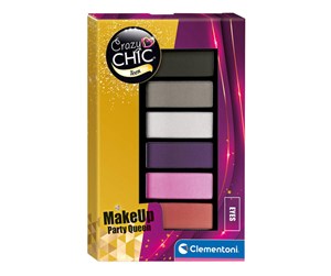 Kreative leker - Clementoni Crazy Chic Eyeshadow Palette Party Queen 6 Colors - 18815