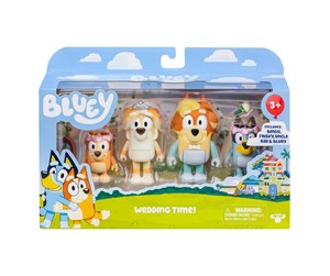 Leketøy - Bluey Figure 4-Pack Wedding Time - 90268