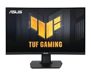 Skjerm - 24" ASUS TUF Gaming VG24VQER - LED monitor - curved - Full HD (1080p) - 24" - VG24VQER