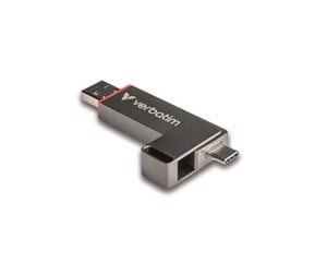 Minnepenn - Verbatim Dual QuickStick USB Flash Drive - 1 TB - 1TB - Minnepenn - 32043