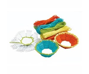 Kreative leker - Colorations - Make your own Woven Basket Set of 12 - CHWEAVEM