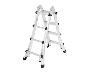 Verktøy - Home>it Telescopic/Wiener ladder 404cm 150kg load - Aluminium - 58708