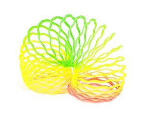 Leketøy - Toi-Toys - Wavy Running Spring Rainbow - 35294A