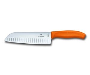 Kjøkkenredskaper - Victorinox Swiss Classic Santoku Knife - 17cm - Orange - V-6.85 26.17L9B