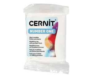 Byggesett - Creativ Company Cernit Modeling Clay Opaque White 56 grams - 78010