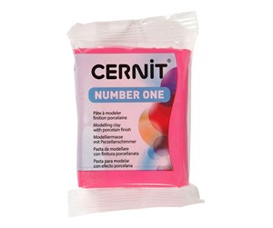 Byggesett - Creativ Company Cernit Modeling Clay Raspberry 56 grams - 78012