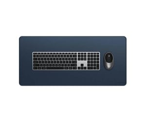 Musematte & Tilbehør  - Satechi Vegan-Leather Premium Desk Mat - Blue - ST-LPDMB