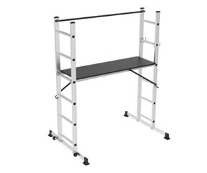 Verktøy - Home>it 3-in-1 aluminium scaffolding H166.5 x L131.2 x W41 cm Aluminium - 58704