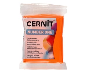 Byggesett - Creativ Company Cernit Modeling Clay Orange 56 grams - 78022