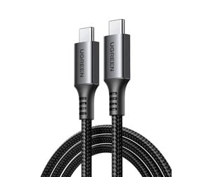 USB - UGREEN Usb-C To Usb-C Pd Fast Charging Cable Black Grey 1m - 15373-UG