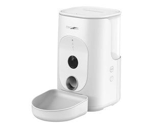 Katt - Dogness F15 WiFi 4L smart food dispenser with camera with plastic container (white) - F15 Melamine