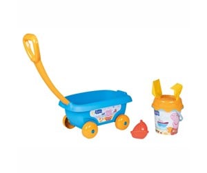 Utendørsleker - Smoby Beach set Peppa with Bolderkar Peppa Pig 5 pieces. - 867021