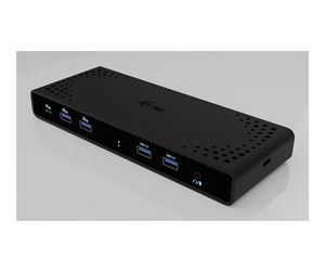 Dokkingstasjon - I-Tec - docking station - USB-C / USB4 / Thunderbolt 3 / Thunderbolt 4 - 2 x HDMI 2 x DP++ - 1GbE - CADUA4KDOCKPDB100