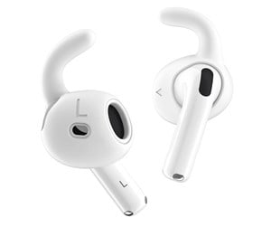 Hodetelefoner - KeyBudz Earbuddyz for Airpods 4th Gen - White - AP4_S4_WHT