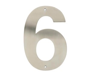 Beslag & Hengsler  - Home>it house number 6 stainless steel - 13022