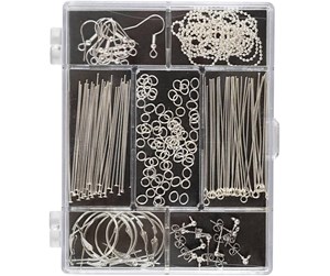 Arts & Crafts - Tilbehør - Creativ Company Jewellery Starter Kit - Silver-plated - 61368