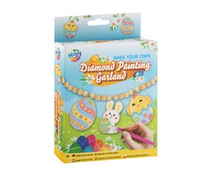 Arts & Crafts - Tilbehør - Creative Craft Group - Make your own Diamond Painting Party Line with Beads Easter - 810042