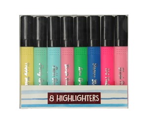 Skrive- & Tegneverktøy - Wins Holland - Highlighters Color 8 pcs. - ST861