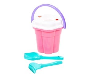 Utendørsleker - Cavallino Toys - Cavallino XL Classic Bucket Set Pink 4 pcs. - 9507WD01