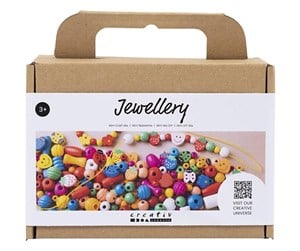 Kreative leker - Creativ Company Mini Craft Mix Jewellery - Happy Colours - 977547